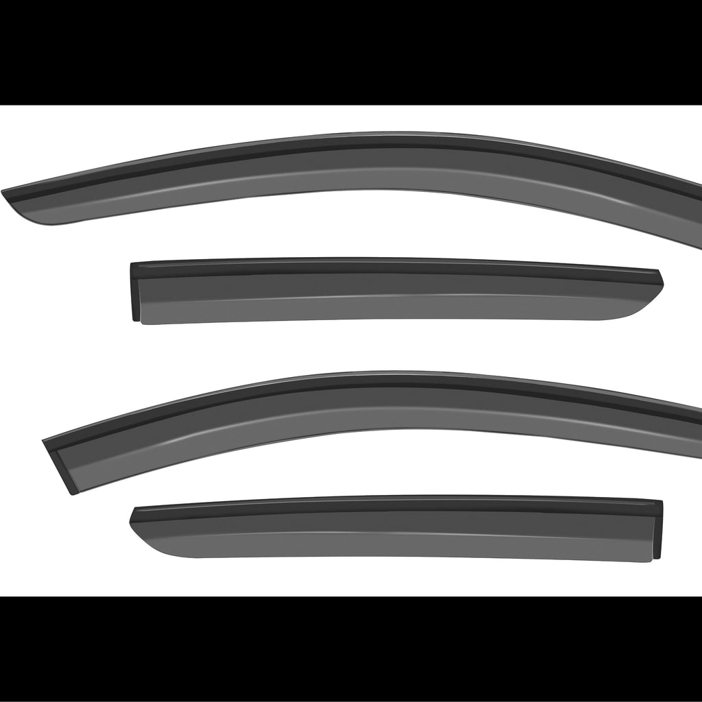 Set x 4 Goteros de ventana oscuros BYD YUAN PLUS
