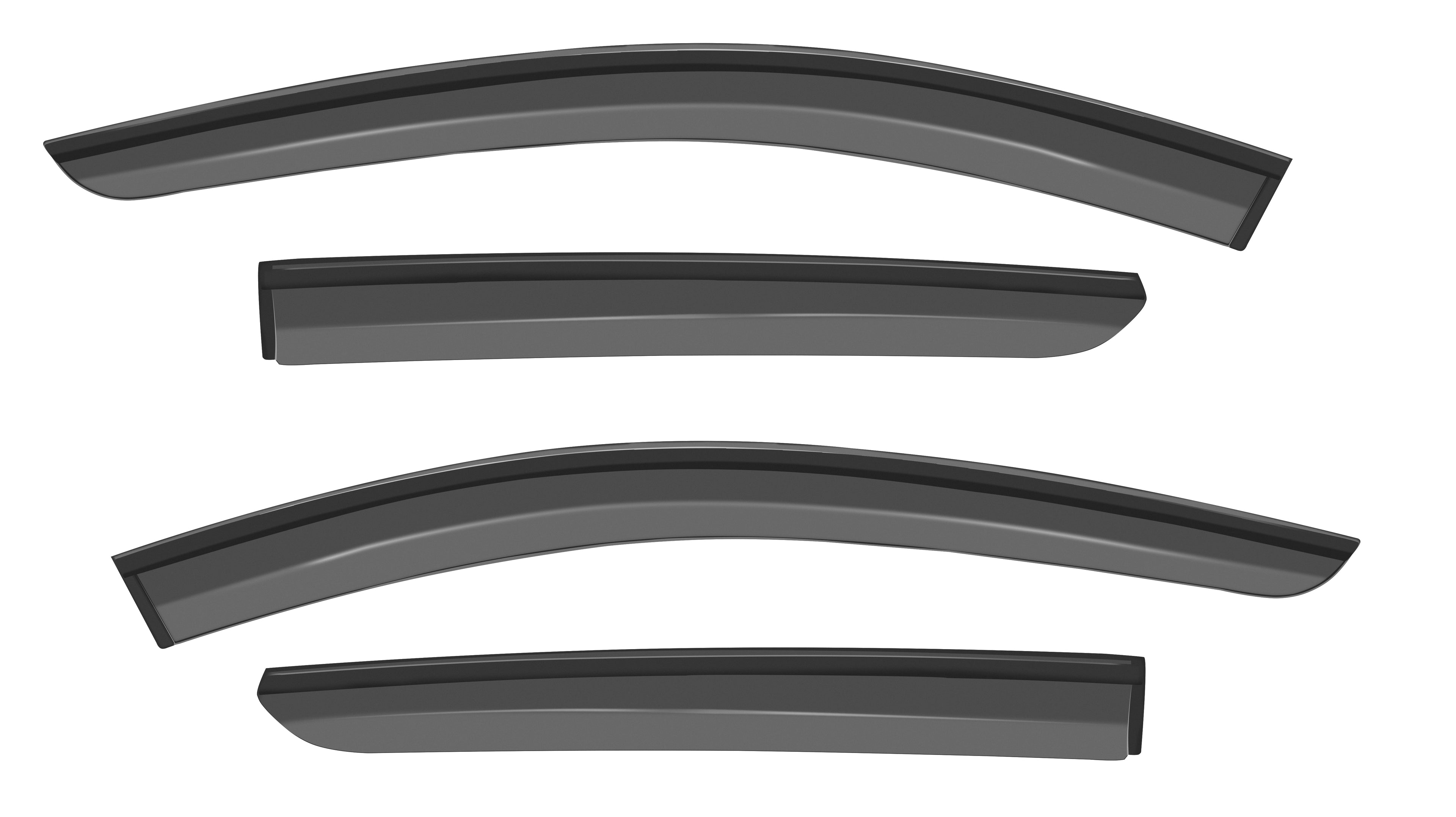 Set x 4 Goteros de ventana oscuros BYD YUAN PLUS