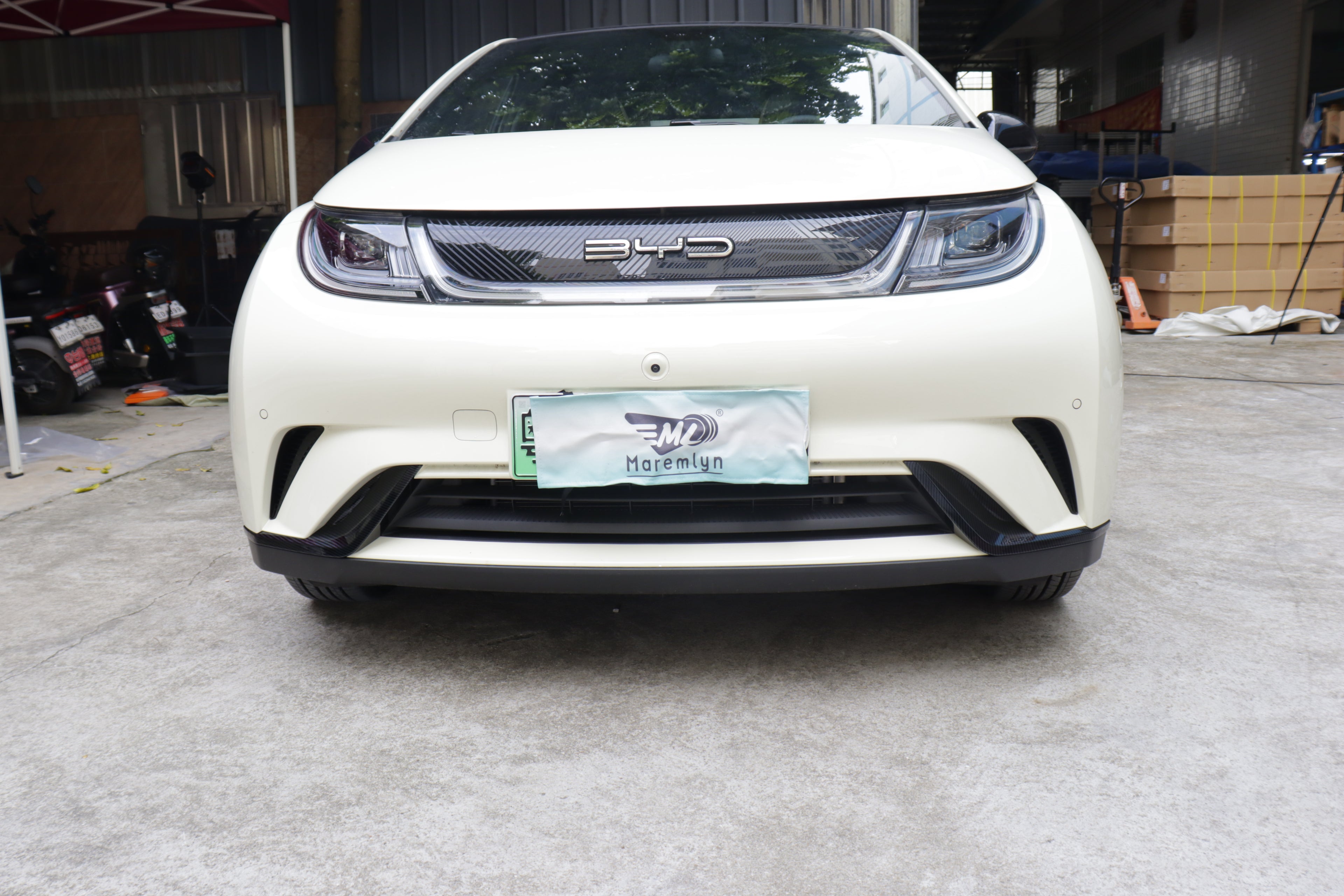 Grilla frontal con malla anti insectos para Dolphin