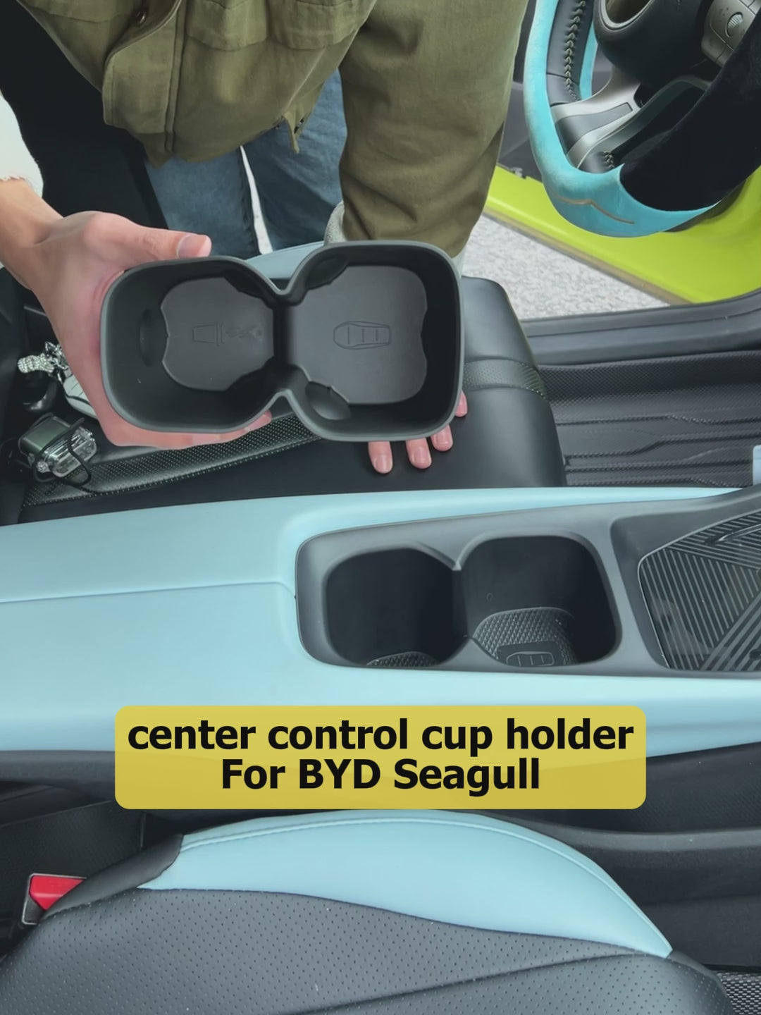 Portavasos de consola central de Seagull